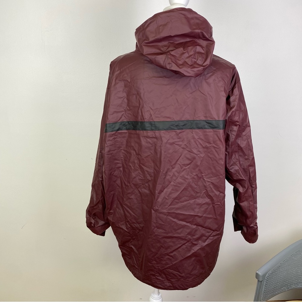 Men's Maroon Hooded Texas A&M Rain Jacket - Picture 3 of 10